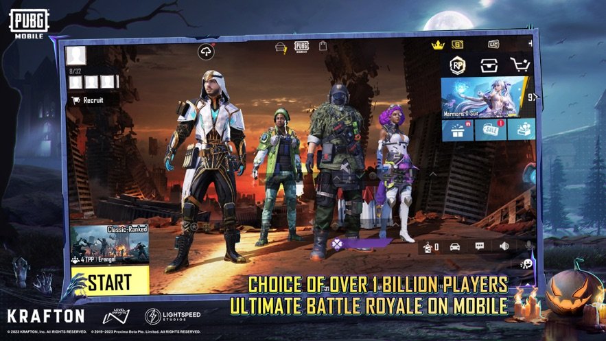 pubg mobile欧服手游