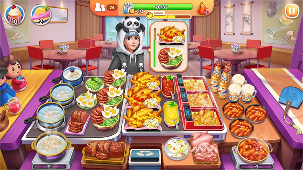 风味美食街游戏